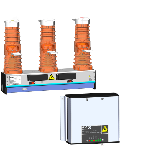 Выключатель вакуумный Optimat BB-10-20/1000-У2-430 с блоком управления Optimat BU-41-У2 КЭАЗ 282387