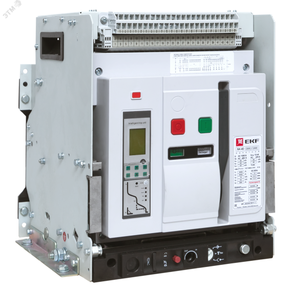 Выключатель автоматический ВА-45 3200/2500А 3P 100кА стационарный v2 EKF mccb45-3200-2500-v2