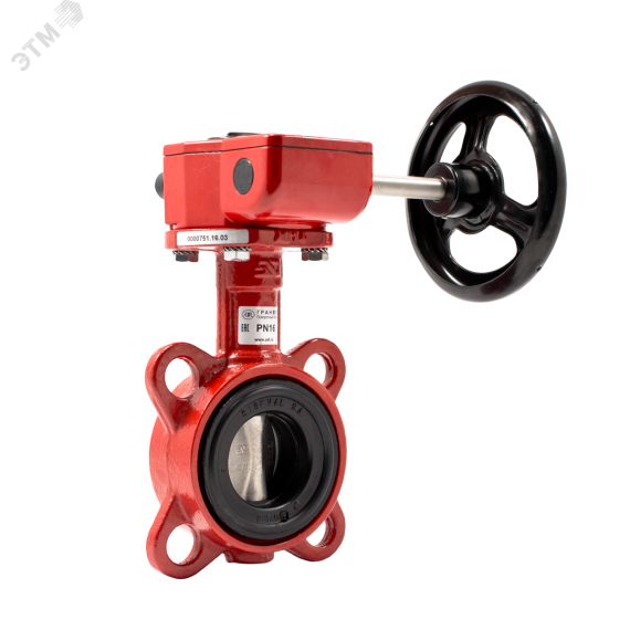 Затвор дисковый поворотный ЗПВЛ-FL (W)-5-500-MDV-Е DN 500 PN 10 м/ф (с редукт.) ADL BD01A74800