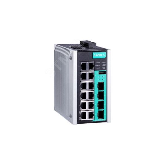 Коммутатор 12 x 10/100/1000BaseTX, 4 x 100/1000Base SFP MOXA EDS-G516E-4GSFP