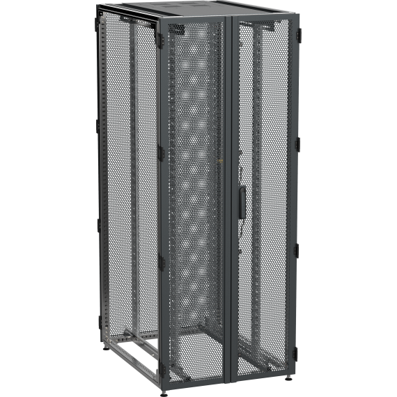 ITK by ZPAS Шкаф серверный 19" 47U 800х1000мм двухстворчатые перфорированные двери черный РФ