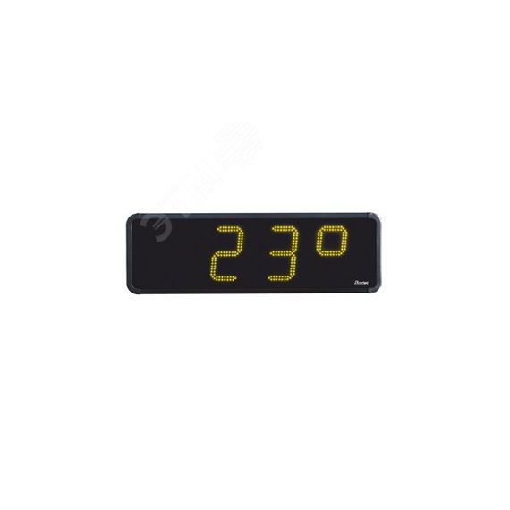 Часы уличные цифровые HMT LED 15 IP54, удароустойчивое стекло, часы/минуты, дата, температура (датчик опция), прямой и обратный отсчёт, цвет цифр - же BODET 939323J