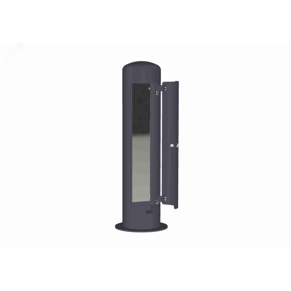 Пост питания антивандальный Alpenbox, оцинкованный, порошковая окраска, RAL7016, 1420x325 мм AlpenBox 7820003