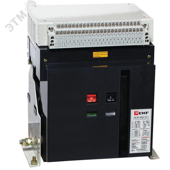 Выключатель нагрузки ВН-45 3200/3200А 3P стационарный EKF nt45-3200-3200