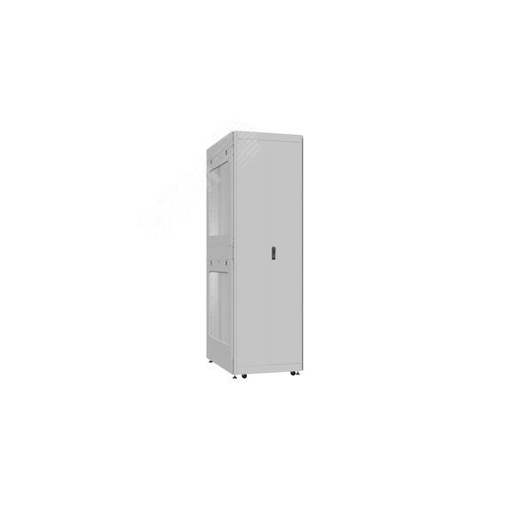 Шкаф серверный 52U 800х1200 передняя дверь: одностворчатая перфорированная IP20. задняя дверь: двустворчатая глухой металл IP51. боковые панели: перфо SYSMATRIX EX 8252.7352