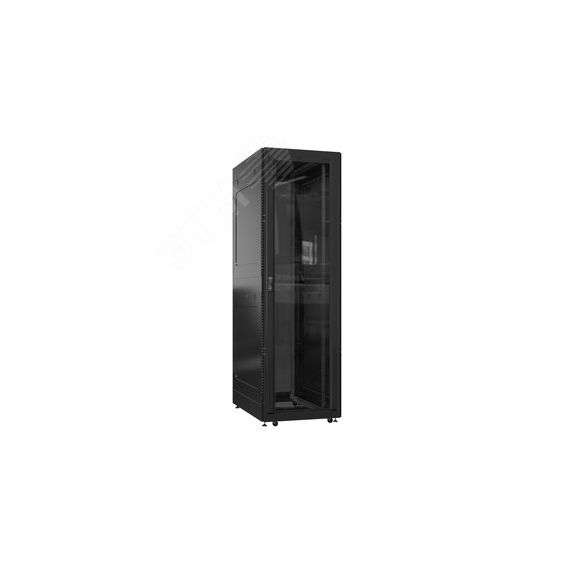Шкаф серверный 52U 800х1200 передняя дверь: стекло IP41. задняя дверь: двустворчатая глухой металл IP51. боковые панели: глухой металл. цвет: черный R SYSMATRIX EX 8252.9151