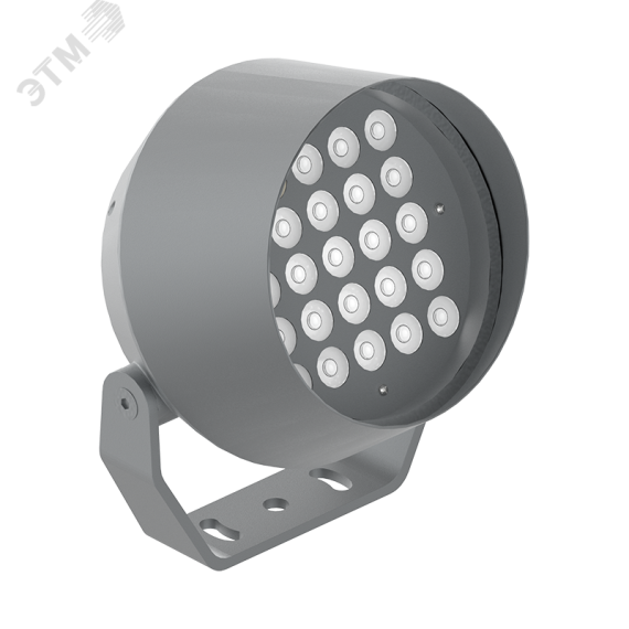 Светильник светодиодный ДПУ-200Вт RGBW IP66 15 гр. Frieze XL DMX Серый Вартон V1-G1-71444-04L01-66200XX