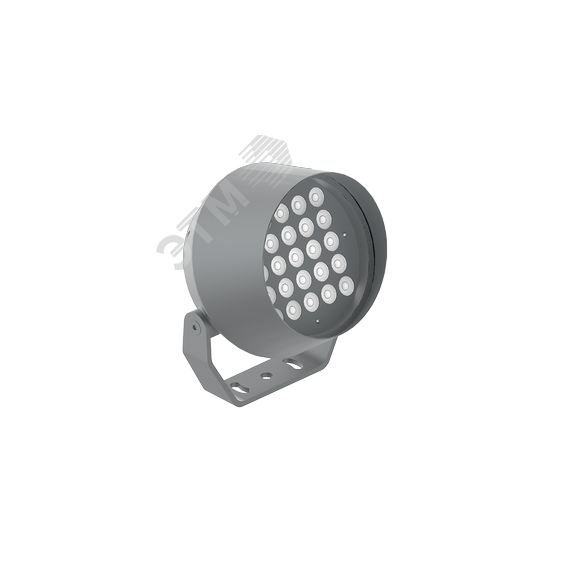 Светильник светодиодный ДПУ-200Вт RGBW IP66 15 гр. Frieze XL DMX Серый Вартон V1-G1-71444-04L01-66200XX