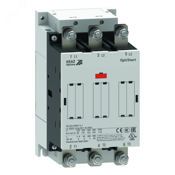 Контактор OptiStart K-AF-230-30-00-E110 с катушкой AC/DC с электронным управлением КЭАЗ 334948