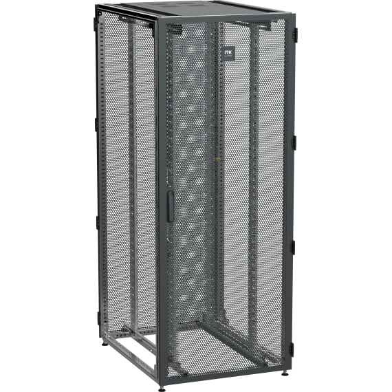 ITK by ZPAS Шкаф серверный 19" 47U 800х1200мм одностворчатые перфорированные двери черный РФ