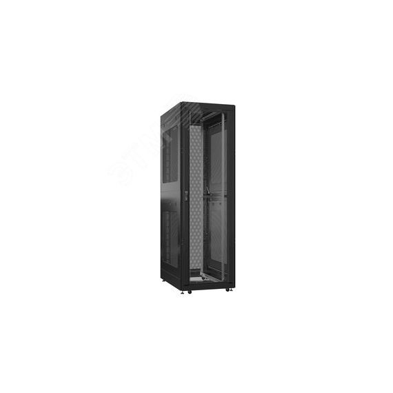 Шкаф серверный 42U 800х1200 передняя дверь: двустворчатая глухой металл IP51. задняя дверь: двустворчатая перфорированная IP20. боковые панели: перфор SYSMATRIX EX 8242.9542