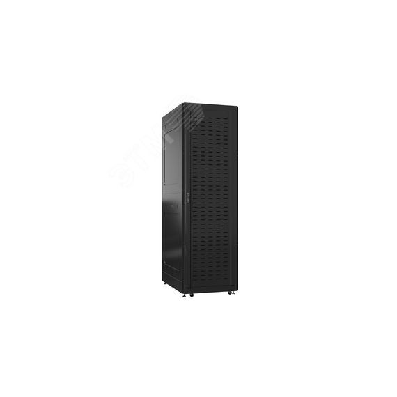 Шкаф серверный 42U 800х1200 передняя дверь: протект IP41. задняя дверь: одностворчатая перфорированная IP20. боковые панели: глухой металл. цвет: черн SYSMATRIX EX 8242.9631