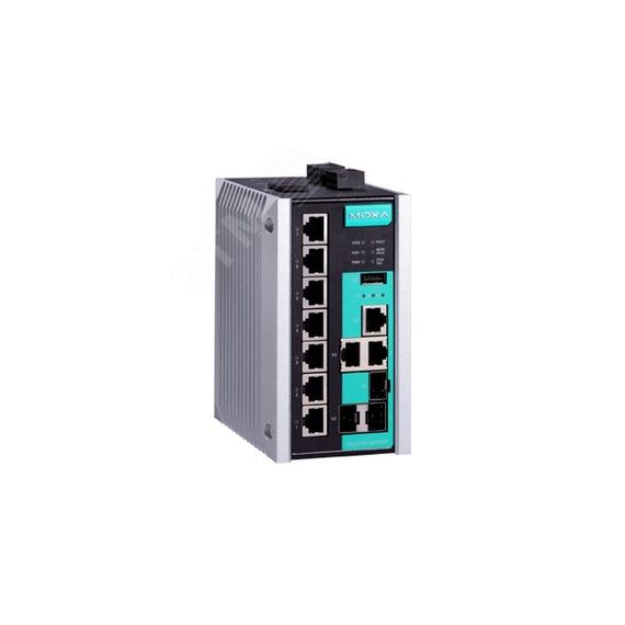 Коммутатор 7 x 10/100BaseTX, 3 x Combo Gigabit (10/100/1000BaseTX или 100/1000BaseSFP) MOXA EDS-510E-3GTXSFP