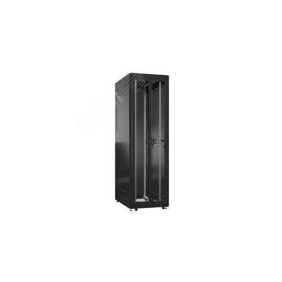 Шкаф серверный 42U 800х1200 передняя дверь: двустворчатая перфорированная IP20. задняя дверь: одностворчатая глухой металл IP51. боковые панели: глухо SYSMATRIX EX 8242.9421
