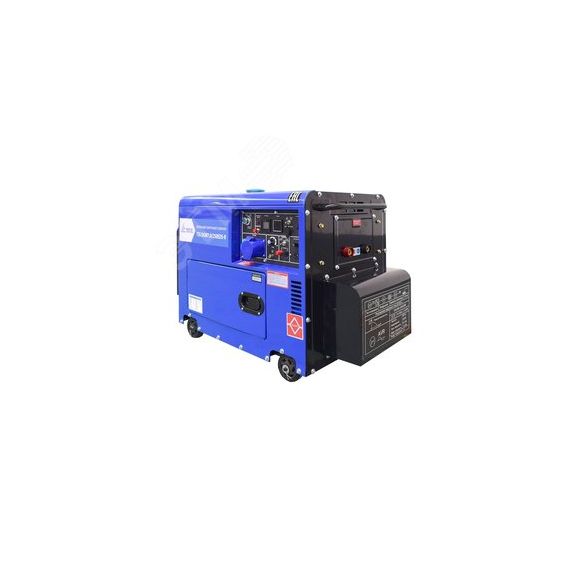Генератор дизельный сварочный инверторный в кожухе TSS DGW 7.0/250EDS-R ТСС 024377