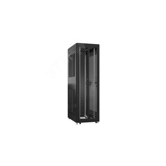 Шкаф серверный 42U 800х1000 передняя дверь: двустворчатая перфорированная IP20. задняя дверь: протект IP41. боковые панели: перфорированные. цвет: чер SYSMATRIX EX 8042.9462