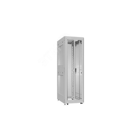 Шкаф серверный 42U 800х1000 передняя дверь: двустворчатая перфорированная IP20. задняя дверь: одностворчатая глухой металл IP51. боковые панели: перфо SYSMATRIX EX 8042.7422