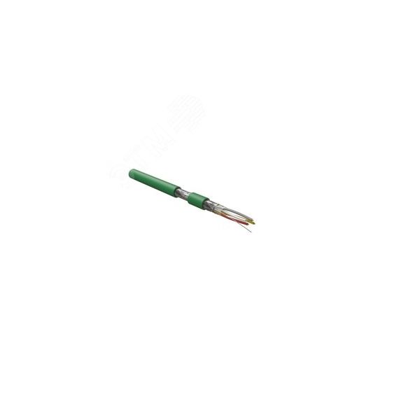 Кабель KNX-F-4x20/1-LSZH-GR (500 м)интерфейса KNX/EIB. 4х20 AWG. однопроволочн Hyperline KNX-F-4x20/1-LSZH-GR