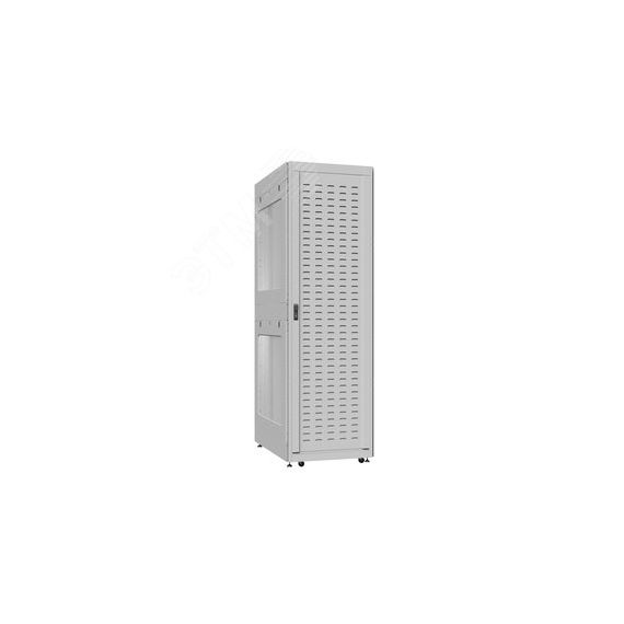Шкаф серверный 42U 800х1000 передняя дверь: протект IP41. задняя дверь: двустворчатая глухой металл IP51. боковые панели: перфорированные. цвет: серый SYSMATRIX EX 8042.7652