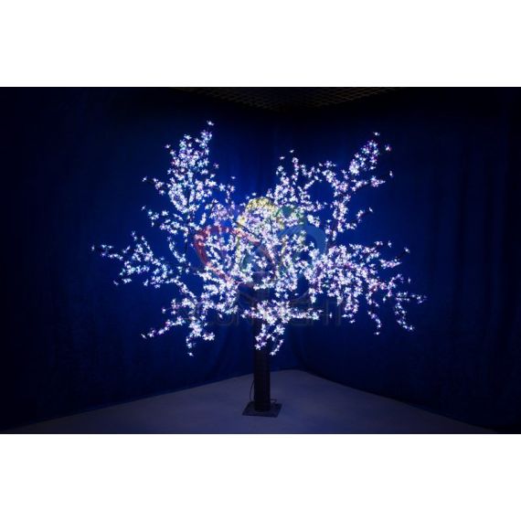 Дерево светодиодное Сакура, высота 2,4м,крона 2,0 м, RGB светодиоды, контроллер, IP65, понижающий трансформатор в комплекте Neon-Night 531-129