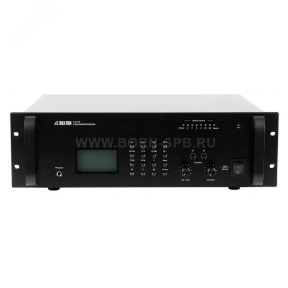 IP-усилитель, 350 Вт, 1 микр+ 1 лин вход, запуск mp3-проигрывателя, 3U Roxton IP-A67350