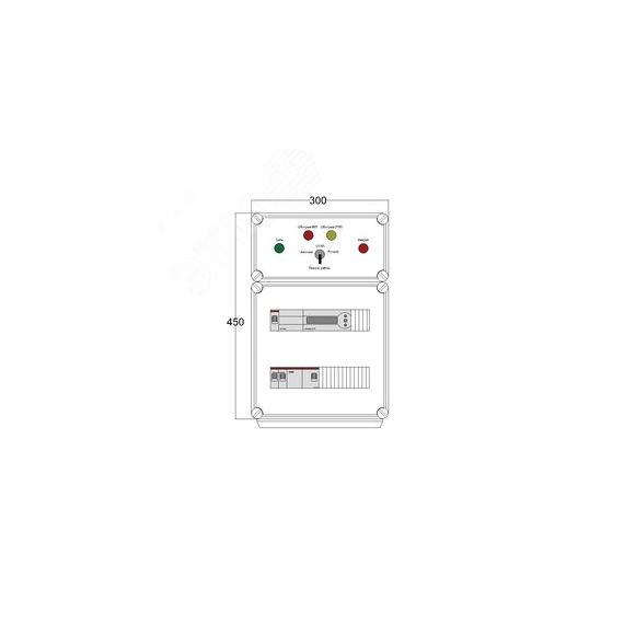Щит управления электрообогревом DEVIBOX HR 1x1700 D850 (в комплекте с терморегулятором) DEVIbox DBR001