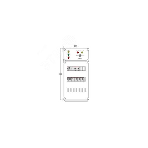 Щит управления электрообогревом DEVIBOX HR 5x1700 D316 (в комплекте с терморегулятором и датчиком температуры) DEVIbox DBR077