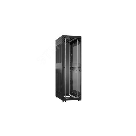 Шкаф серверный 42U 800х1000 передняя дверь: без. задняя дверь: одностворчатая глухой металл IP51. боковые панели: перфорированные. цвет: черный RAL900 SYSMATRIX EX 8042.9022