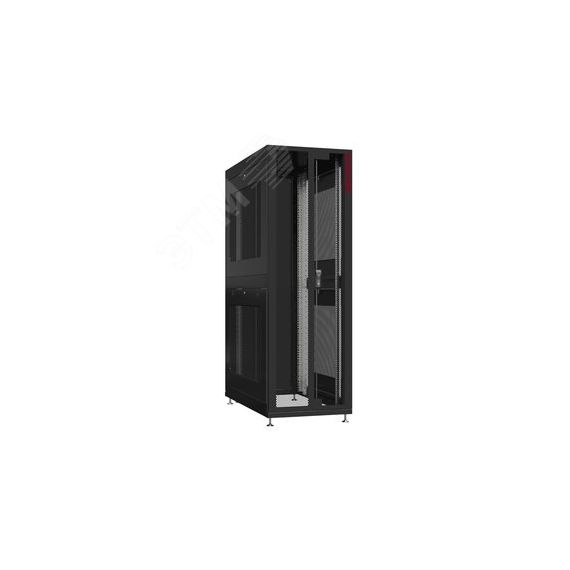 Шкаф серверный 48U 800х1200 передняя дверь: двустворчатая перфорированная IP20. задняя дверь: двустворчатая глухой металл IP51. боковые панели: перфор SYSMATRIX NS 8248.9452