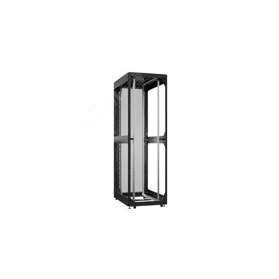 Шкаф серверный 52U 800х1200 передняя дверь: без. задняя дверь: двустворчатая глухой металл IP51. боковые панели: без. цвет: черный RAL9005  SYSMATRIX EX 8252.9050