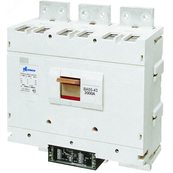 Выключатель автоматический ВА56-43 301830-00УХЛ3 1600А, 690В Контактор Ульяновск 1019672