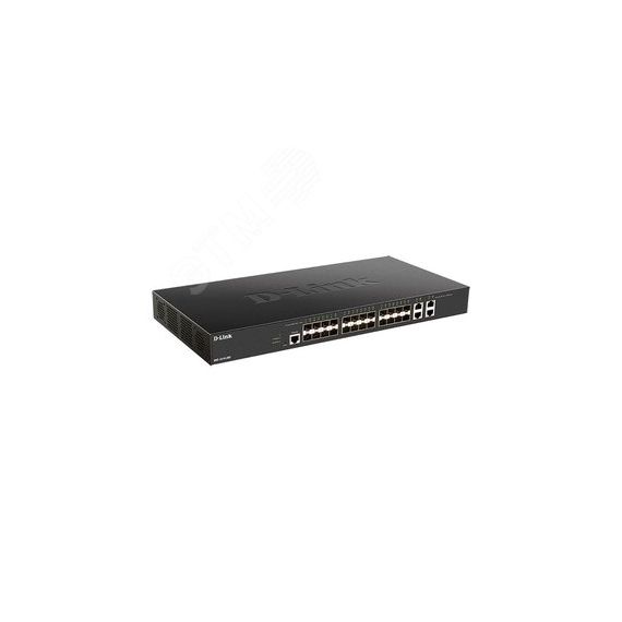 Коммутатор настраиваемый L2 28 портов, 24хSFP+ 10 Гб/с, 4хRJ45 D-Link DXS-1210-28S/A1A