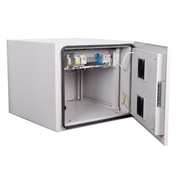 Шкаф 19'' всепогодный для оборудования, 15U х 1000 мм, с аксессуарами ''под ключ Roxton TR-158W