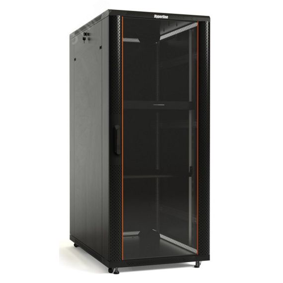 Шкаф напольный 19-дюймовый 47U 2277x800х1000 мм (ВхШхГ) Hyperline TTB-4781-AS-RAL7035