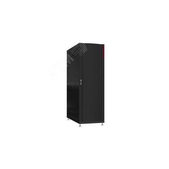 Шкаф серверный 48U 800х1070 передняя дверь: одностворчатая глухой металл IP51. задняя дверь: двустворчатая перфорированная IP20. боковые панели: глухо SYSMATRIX NS 8148.9241