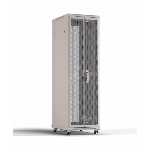 Шкаф напольный 19-дюймовый 42U 2055x800х1000 мм (ВхШхГ) Hyperline TTR-4281-DD-RAL7035