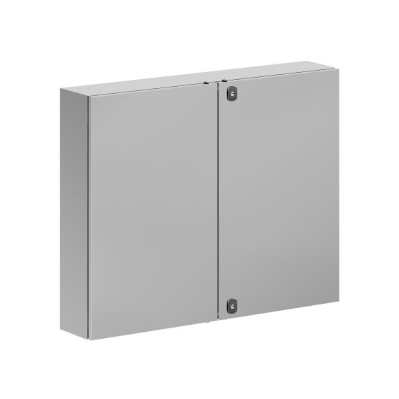 Корпус навесной STH с М/П двухдверный из нержавеющей cтали AISI304 ВxШxГ 800x1000x200 мм, с фланцем, IP55