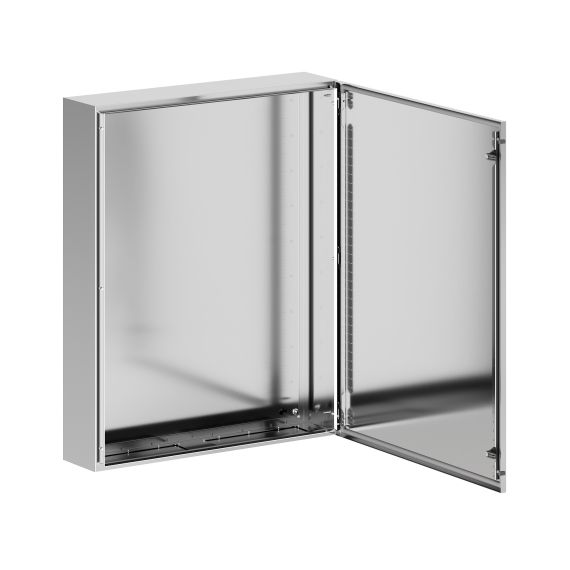 Корпус навесной STH с М/П из нержавеющей cтали AISI304 ВxШxГ 1000x800x200 мм, с фланцем, IP66