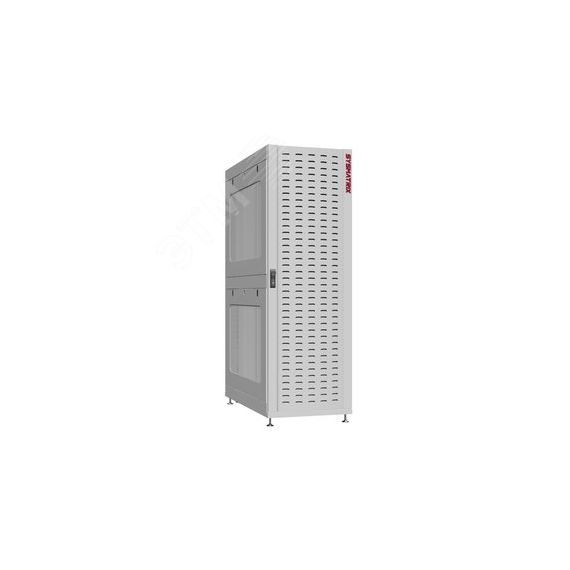 Шкаф серверный 48U 600х1200 передняя дверь: протект IP41. задняя дверь: двустворчатая глухой металл IP51. боковые панели: перфорированные. цвет: серый SYSMATRIX NS 6248.7652
