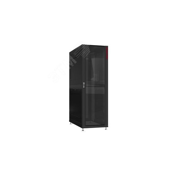 Шкаф серверный 48U 600х1200 передняя дверь: стекло IP41. задняя дверь: одностворчатая перфорированная IP20. боковые панели: глухой металл. цвет: черны SYSMATRIX NS 6248.9131