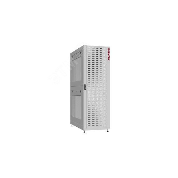 Шкаф серверный 48U 600х1070 передняя дверь: протект IP41. задняя дверь: двустворчатая перфорированная IP20. боковые панели: перфорированные. цвет: сер SYSMATRIX NS 6148.7642