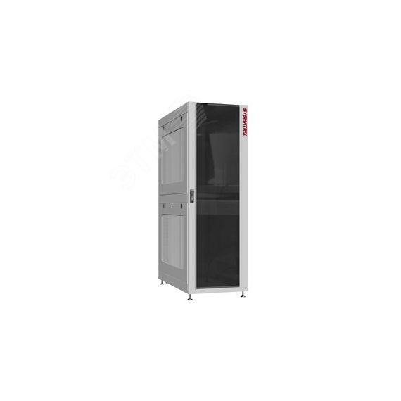 Шкаф серверный 45U 800х1070 передняя дверь: стекло IP41. задняя дверь: двустворчатая глухой металл IP51. боковые панели: перфорированные. цвет: серый  SYSMATRIX NS 8145.7152