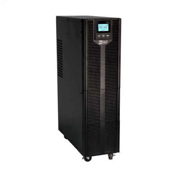 Источник бесперебойного питания Online UPO-T 10000Ва/ 10000 Вт 4 мин Rack Клеммы RS-232, USB, AS400 или SNMP RUCELF UPO-10KT-192-I