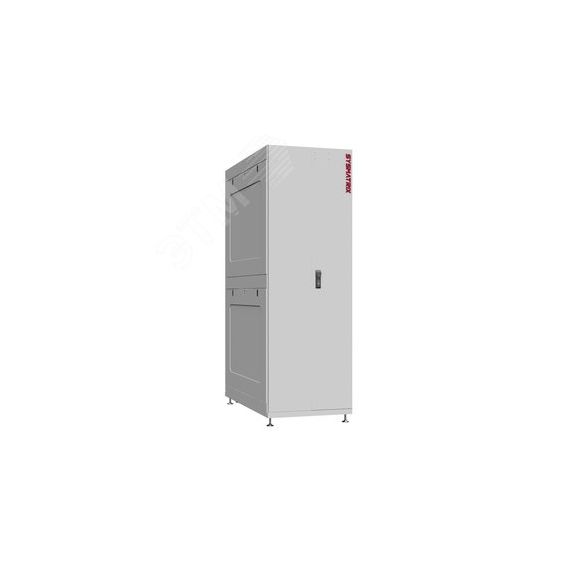Шкаф серверный 42U 800х1200 передняя дверь: двустворчатая глухой металл IP51. задняя дверь: двустворчатая глухой металл IP51. боковые панели: глухой м SYSMATRIX NS 8242.7551