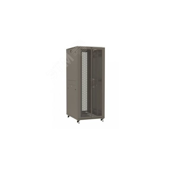 Шкаф напольный 19-дюймовый 47U 2277x600х1000 мм (ВхШхГ)перфорированные двери Hyperline TTR-4761-DD-RAL7035