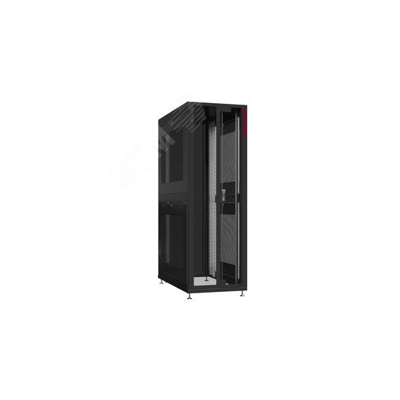Шкаф серверный 45U 800х1070 передняя дверь: двустворчатая перфорированная IP20. задняя дверь: одностворчатая глухой металл IP51. боковые панели: перфо SYSMATRIX NS 8145.9422