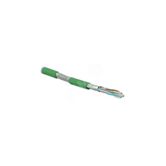 Кабель SFTP4-C6A-S23-IN-LSZH-GN-500 (500 м) витая пара экраниров.(S/FTP)кат.6a Hyperline 445099