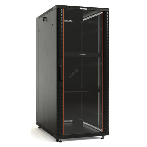 Шкаф напольный 05 19-дюймовый. 42U. 2055x600х1000 мм (ВхШхГ) Hyperline TTR-4261-DD-RAL90