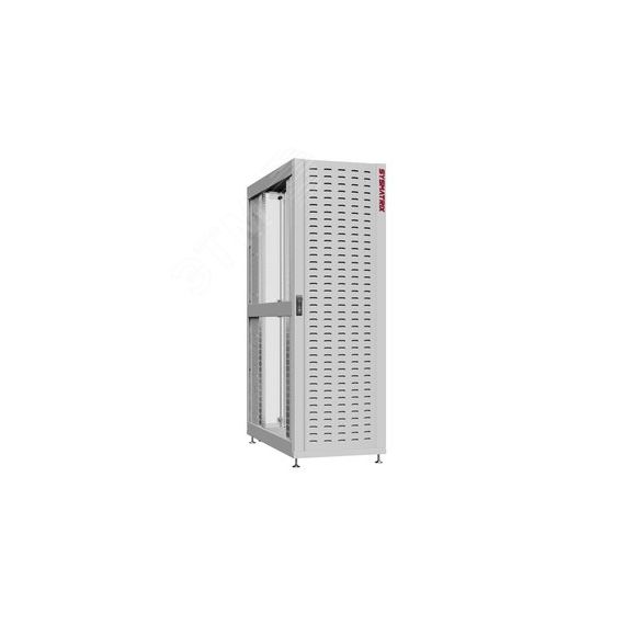 Шкаф серверный 48U 600х1070 передняя дверь: протект IP41. задняя дверь: двустворчатая перфорированная IP20. боковые панели: без. цвет: серый RAL7035  SYSMATRIX NS 6148.7640