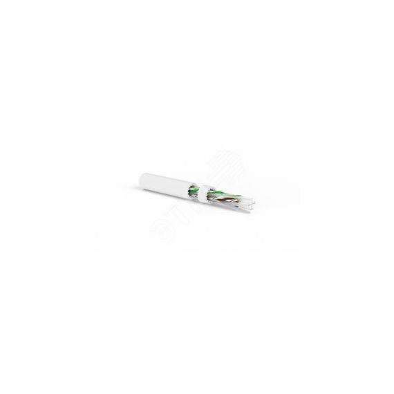 Кабель UUTP4-C6A-S23-IN-LSZH-WH-500 (500 м) витая пара неэкран.кат.6a (10GBE) Hyperline 444597